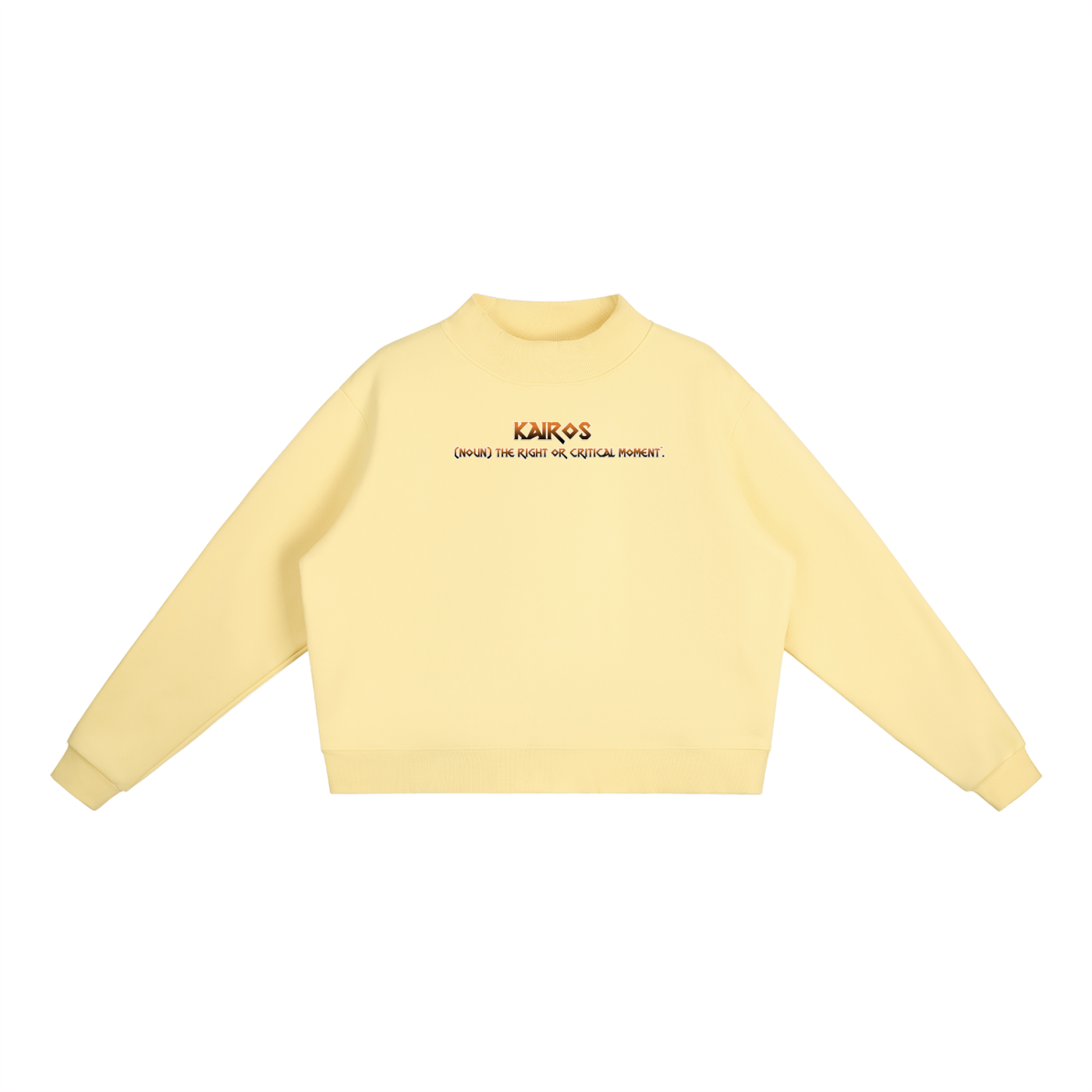 Essential Fleece Mid-Neck Crew Sweatshirt