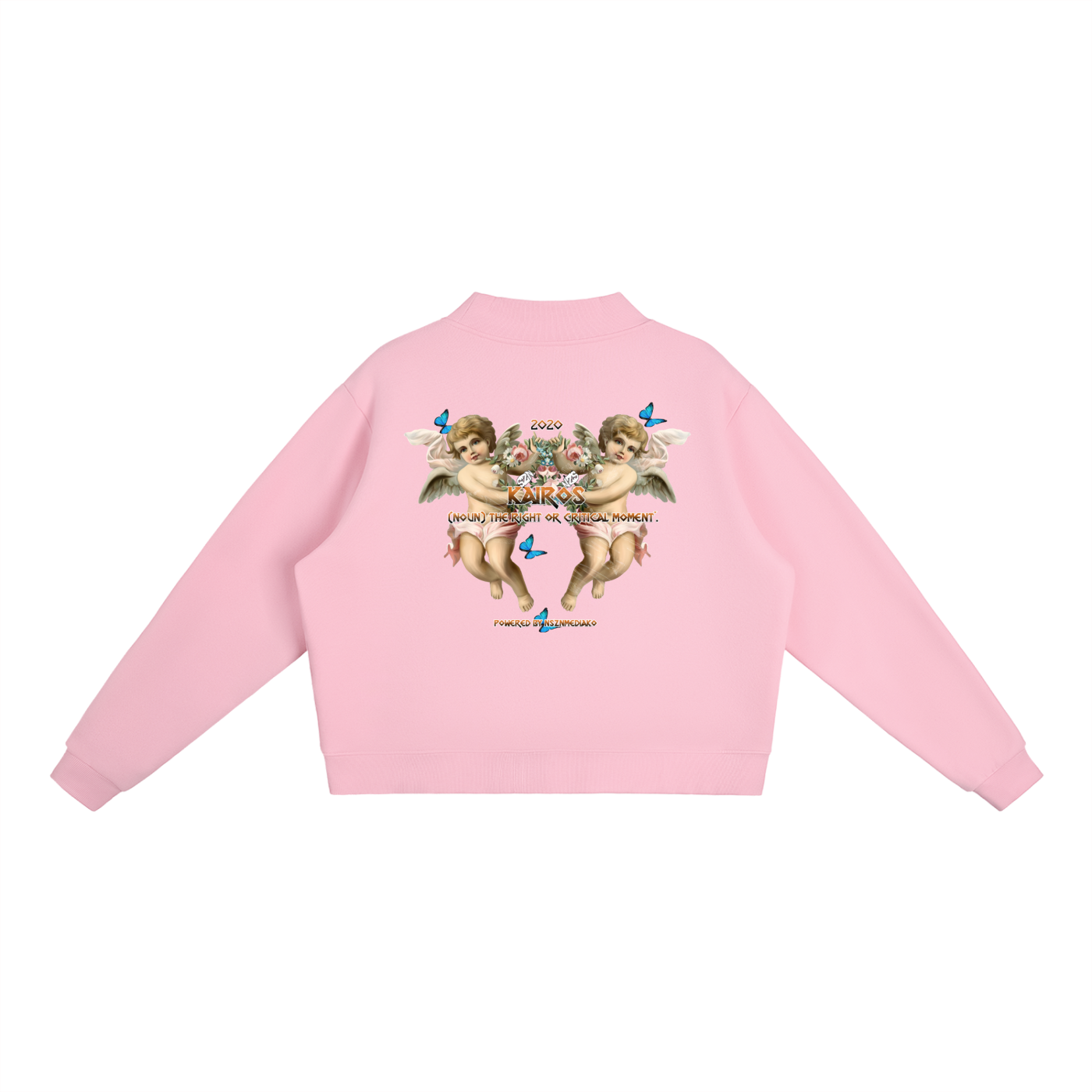 Essential Fleece Mid-Neck Crew Sweatshirt